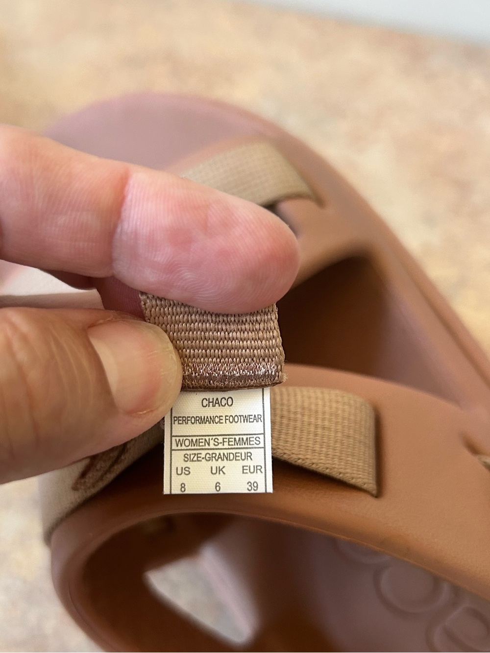 Chaco Chillos Mauve/Clay Sport Sandals like new condition size 8 - Picture 6 of 7